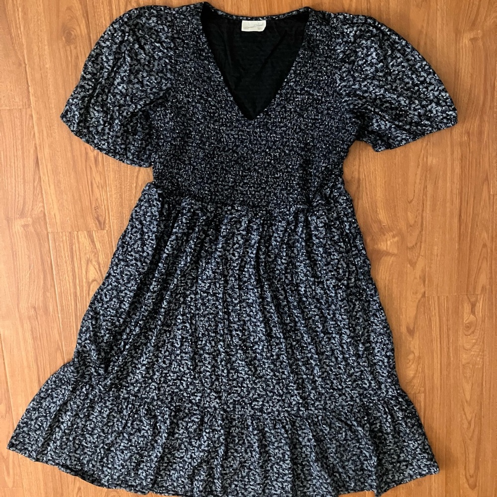 Universal Thread Blue and White XXL Midi Dress